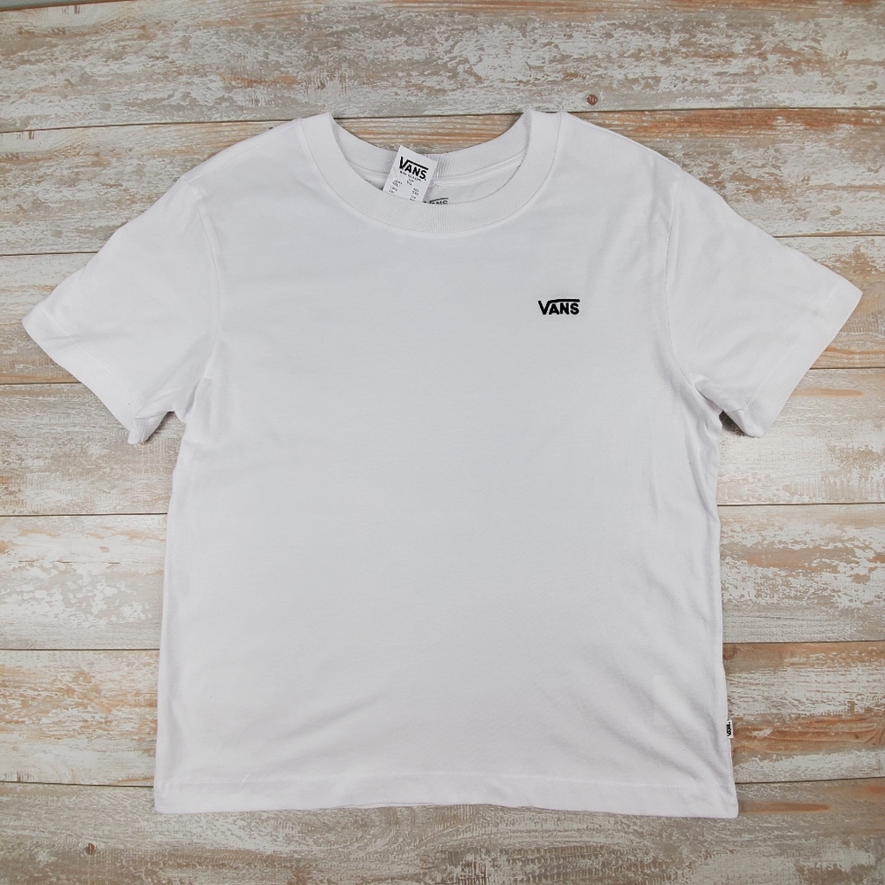 Vans Junior V Boxy Tee White